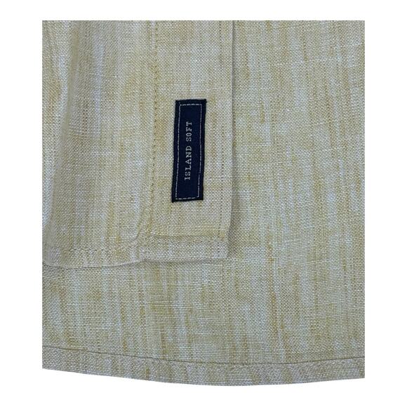 Tommy Bahama Button Up 100% Linen Shirt Mens Large Casual Island Soft - Picture 14 of 14